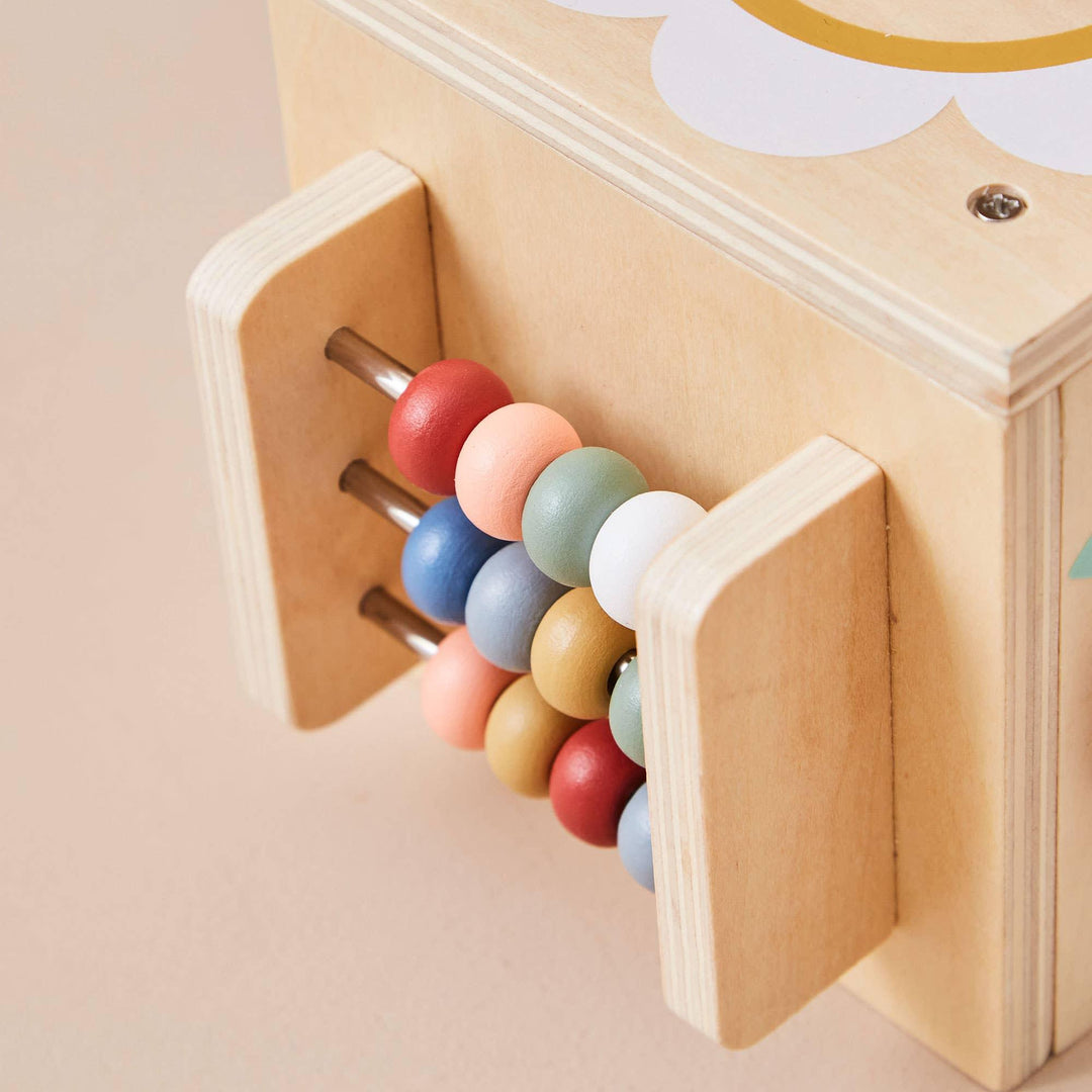 Just Bee Kids Wooden Mini Activity Cube