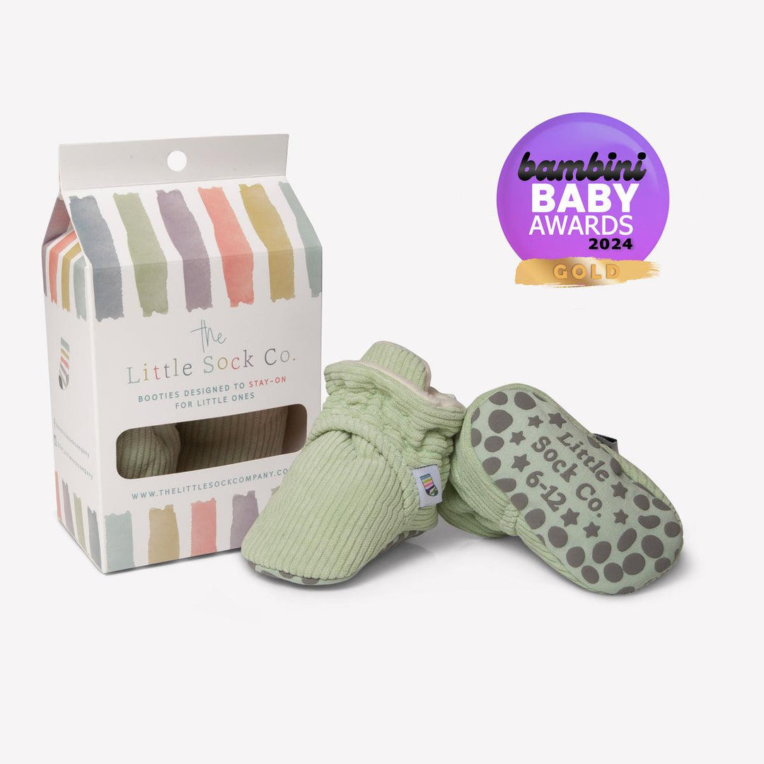 The Little Sock Co SC Booties Pistachio