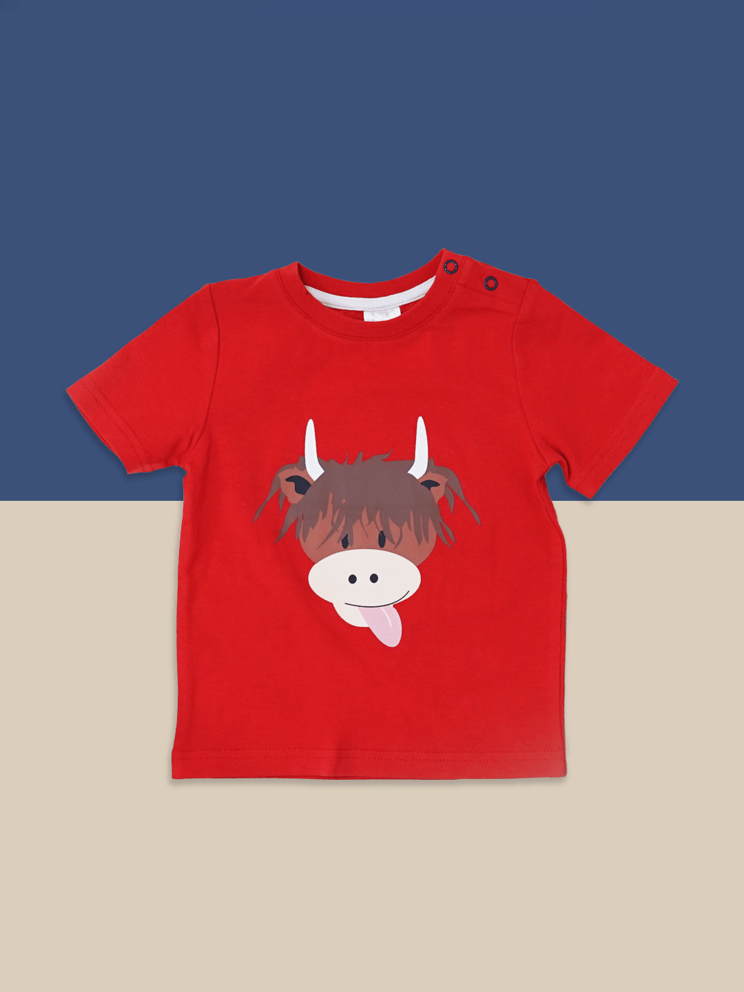 Hamish Highland Cow Tee (0-6 Months)